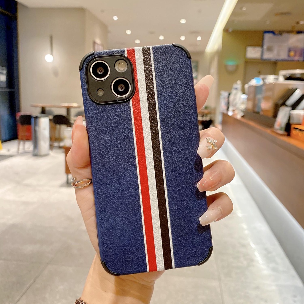 Cool Lambskin material Compatible for iphone 13 Pro Max 12Pro Max 11 11Pro Max Xs Max Xr 7P 8Plus 7 8 Tpu Shockproof Protectiv phone cover
