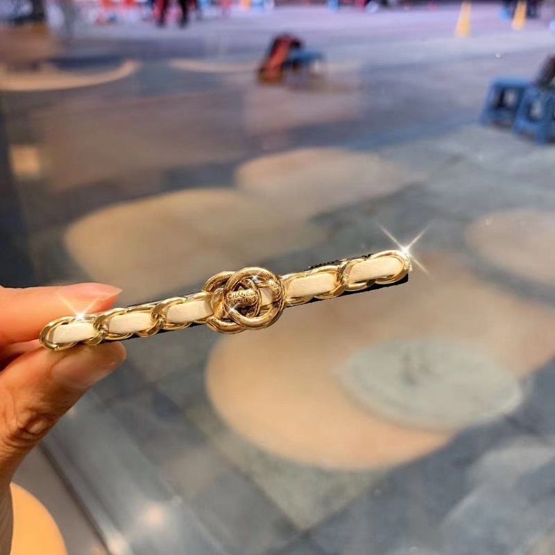 Kẹp Tóc Phối Dây Xích Hình Cá Mập Phong Cách Hàn Quốc Cổ Điển