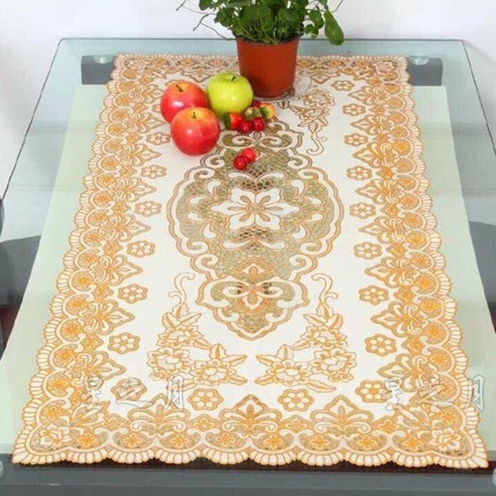 Khăn trải bàn trang trí họa tiết hoa in thời trang sang trọng SIZE 40X80CM