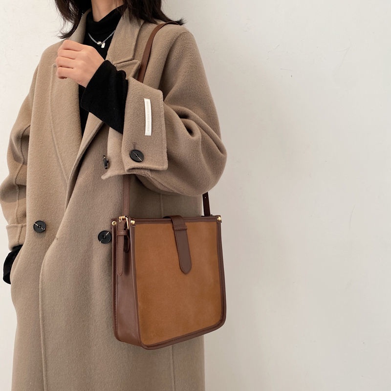 Túi đeo vai sức chứa lớn thiết kế đơn giản thời trang dành cho nữ