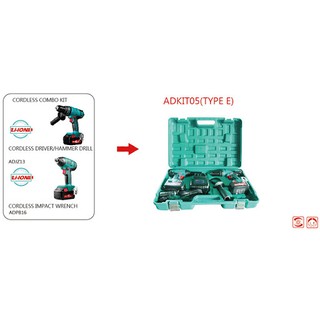 BỘ COMBO MÁY KHOAN VÀ MÁY SIẾT DCA ADKIT05