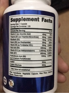 Vitamin B Complex 120v- Chăm sóc sức khoẻ và làn da