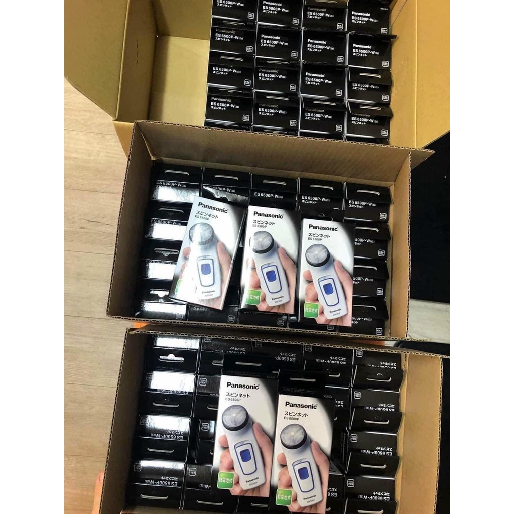 Máy cạo râu Panasonic ES 6500P Nhật bản nội địa chạy Pin, lưỡi dao sắc bén chạy êm