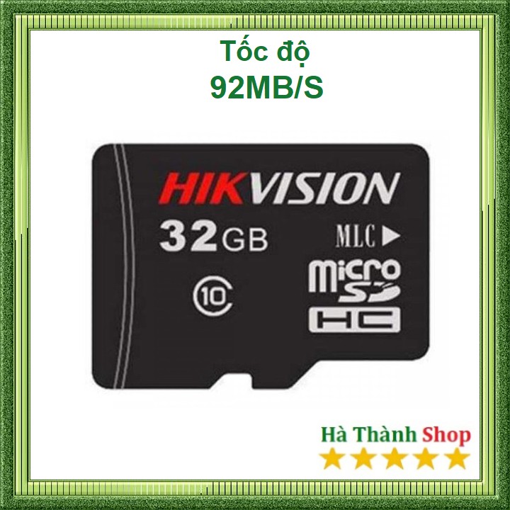 Thẻ Nhớ 32Gb Hikvision 92MB/s Chính Hãng - Rất phù hợp lắp camera ip