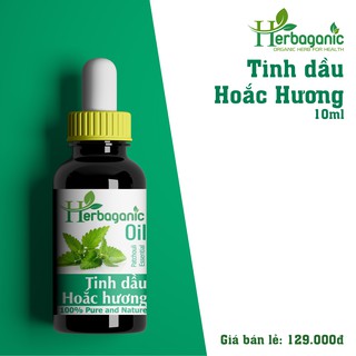 Tinh dầu Hoắc Hương - Patchouli Essential Oil, Herbaganic Oil - Tinh dầu thiên nhiên nguyên chất, nhập khẩu trực tiếp