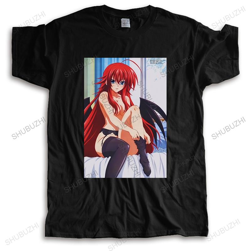 Áo thun mùa hè cổ chữ o egit High School Dxd Rias Gremory Crimson Princess Áo thun thời trang thương