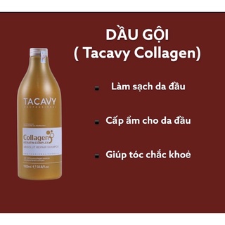 Gội Xả Phục Hồi Tóc TACAVY Collagen cặp 2000ml