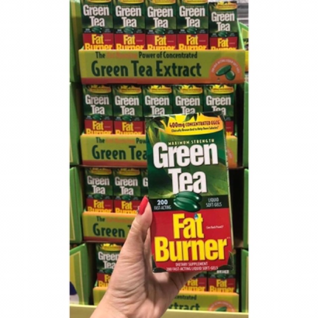 2024 Viên Uống Giảm Cân Trà Xanh Green Tea Fat Burner 400mg 200 Viên (Chuẩn Hàng Mỹ)