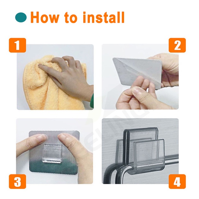 FEELING ️‍ Móc Treo Ảnh Tự Dính Không Để Lại Dấu Vết Đa Chức Năng Cho Nhà Bếp Phòng Tắm