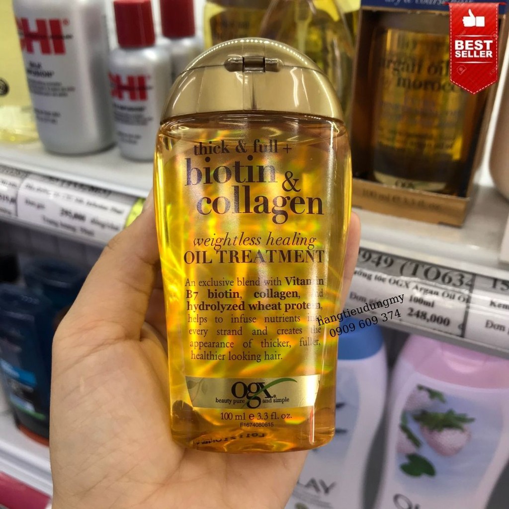 [HÀNG MỸ] Tinh Dầu dưỡng tóc OGX Renewing Argan Oil of Morocco Penetrating Oil