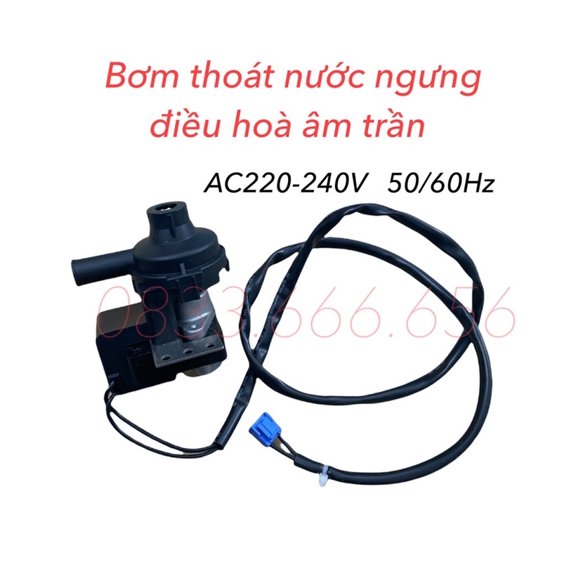 Bơm thoát nước ngưng điều hoà âm trần kèm phao - Bơm âm trần điều hoà - Phao bơm nước ngưng điều hoà âm trần