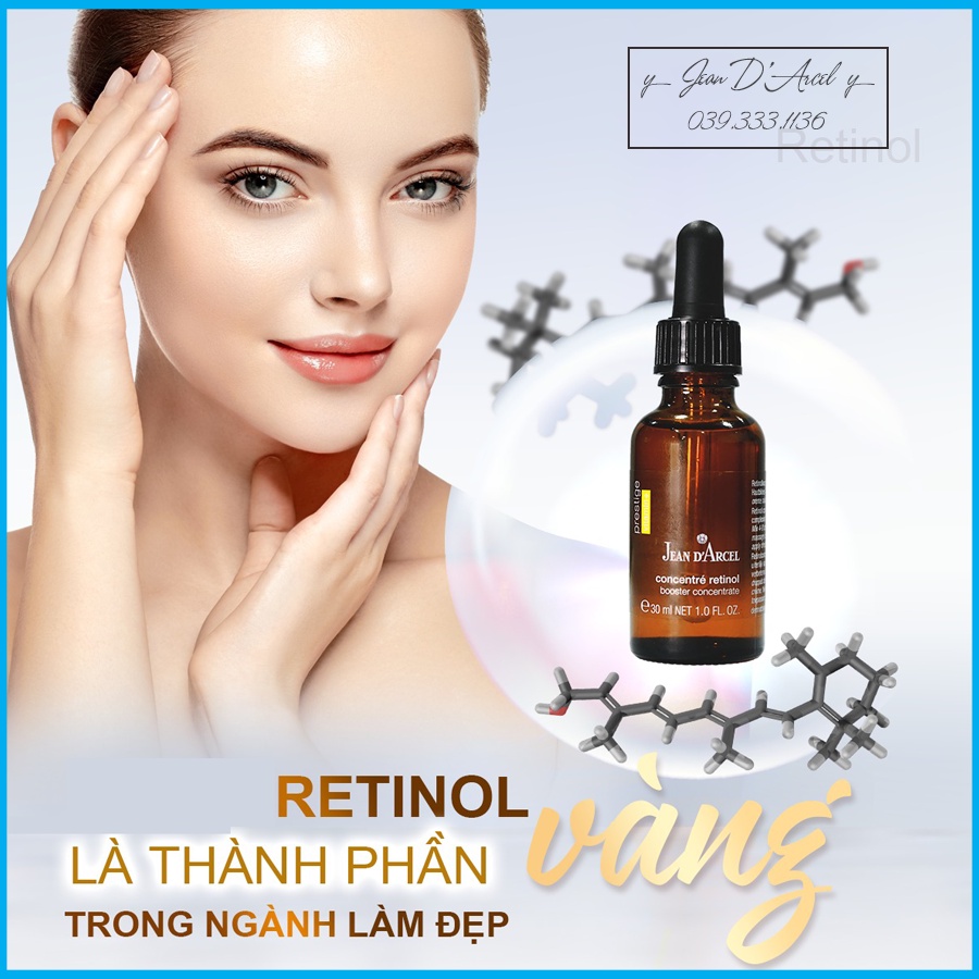 Tinh chất Retinol Jean D'Arcel giúp trẻ hóa và sáng da _ Jean Darcel Booster concentrate retinol