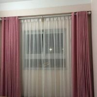 Combo rèm + thanh 1m1 (2 bộ)