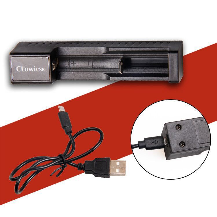 Bộ sạc pin 18650, 26650, lithium 3.7V-4.2V . sạc cáp Usb siêu tiện dụng #(3)