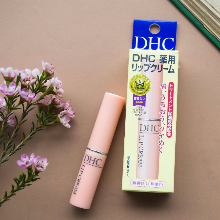 Son Dưỡng Môi DHC Color Lip Cream Nhật Bản Không Màu Và Có Màu Cam, Đỏ, Hồng Chính Hãng