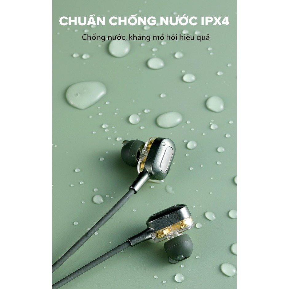 Tai Nghe Bluetooth Đeo Cổ Thể Thao VIVAN Liberty-N100 Chuẩn Kháng Nước IPX4