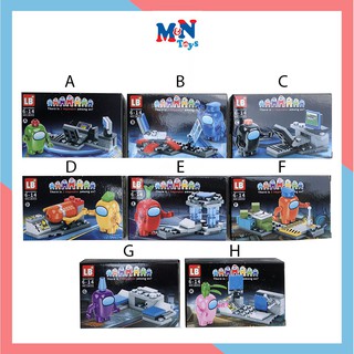 Bộ 8 hộp Lego Among Us 2021 LB333 mini xếp hình lắp ráp cho bé mẫu mới nhất