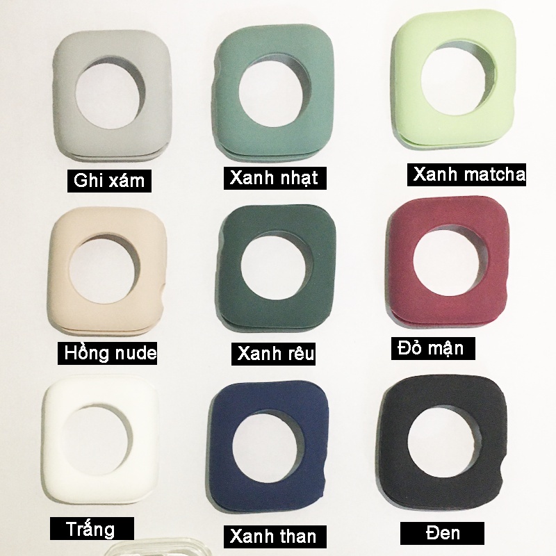 Ốp silicon bảo vệ đồng hồ apple watch iWatch series 6/5/4/3/2/1 – 38mm 40mm 42mm 44mm chống va đập, trầy xước viền