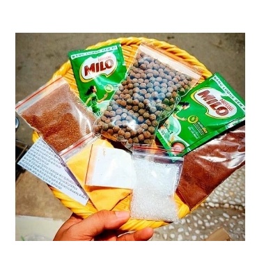 Set Milo Dầm Trân Châu Đường Đen Viettin Mart 400G