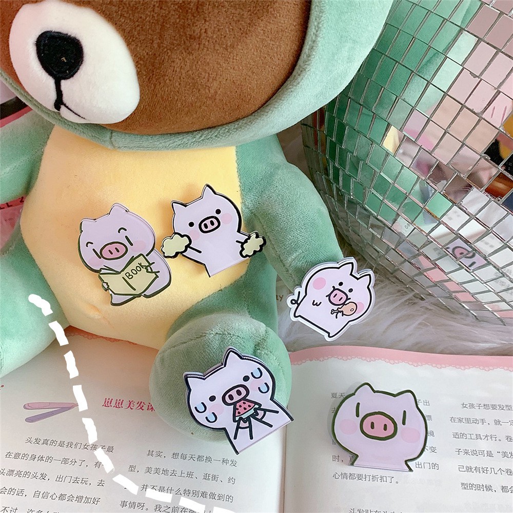 Huy Hiệu Cài Áo và Balo Hình Chú Heo Lợn Dễ Thương