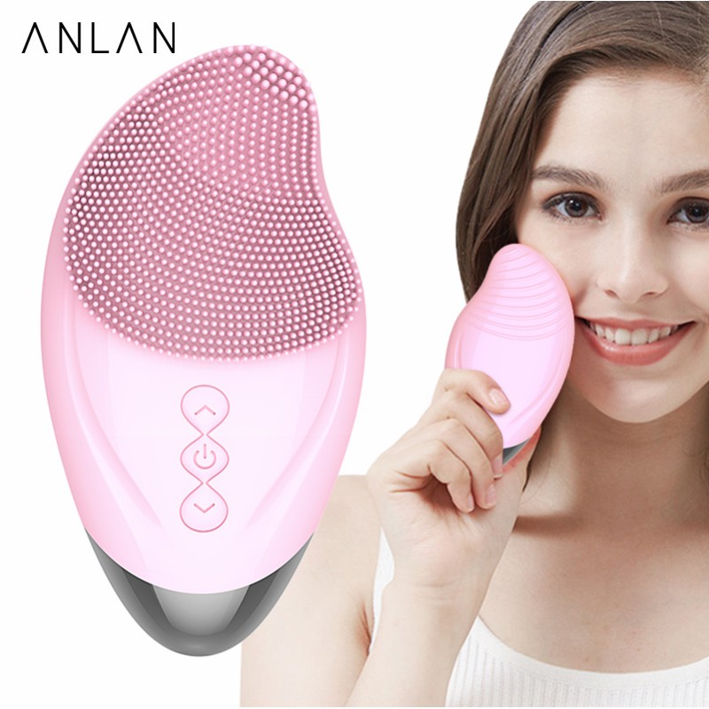 [Mã FMCGMALL - 8% đơn 250K] Máy Rửa Mặt Silicon ANLAN