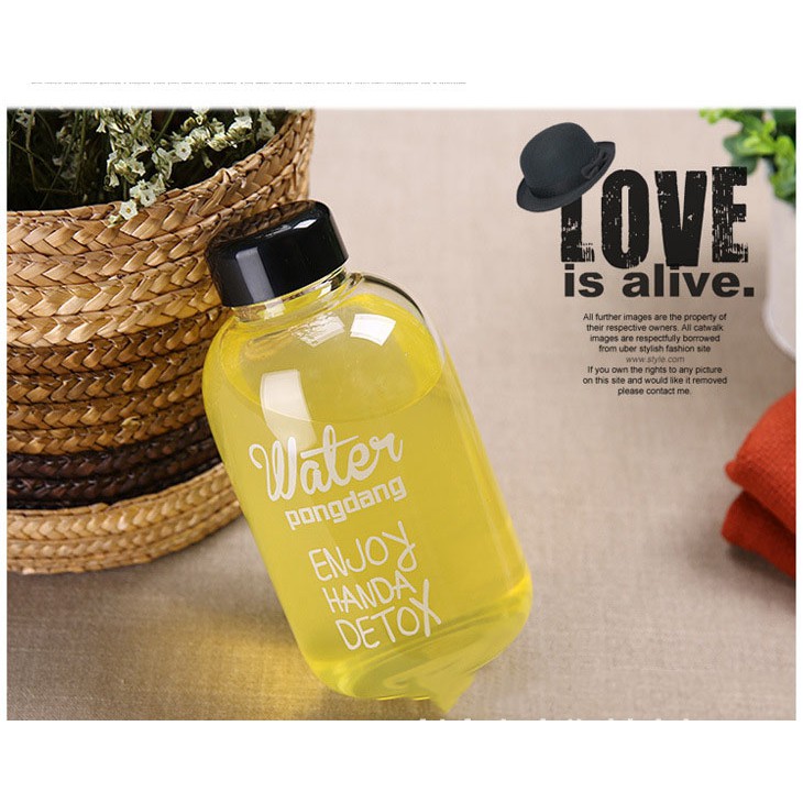 Bình được nước detox 1000 ml (kèm túi),bình nước ,chai nước detox Không có đánh giá1 câu hỏi đã trả lời