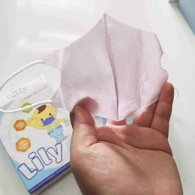 [SET 10 CHIẾC]Khẩu Trang Y Tế Trẻ Em 3D Lily,Dùng 1 lần Cho Bé Từ 3 Tháng Đến 5 Tuổi Màu Xanh/Hồng An Toàn Cho Bé