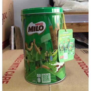 Milo cacao lúa mạch hộp 285g