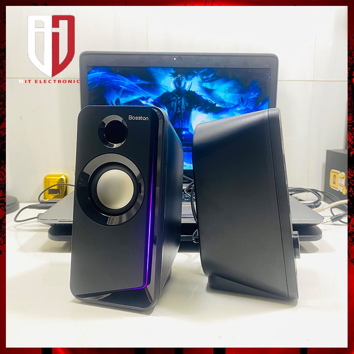 Loa máy tính bluetooth để bàn có dây 2.0 BOSSTON Z203BT loa laptop gaming
