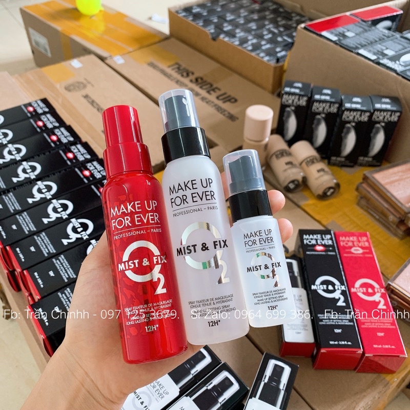 Có sẵn - Xịt khoáng khoá nền Make up for Ever Mist & Fix