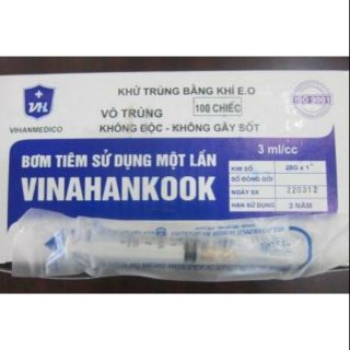 Kim tiêm sử dụng 1 lần Vinahankook
