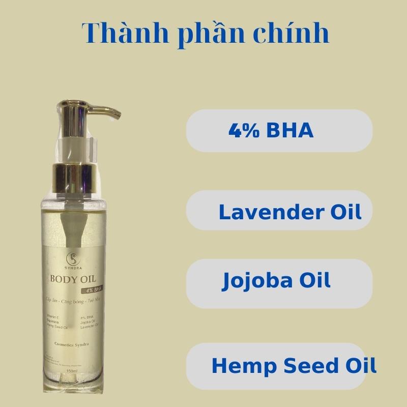 Body oil dầu dưỡng da BHA 4% giúp trắng da mềm mại trắng sáng | BigBuy360 - bigbuy360.vn
