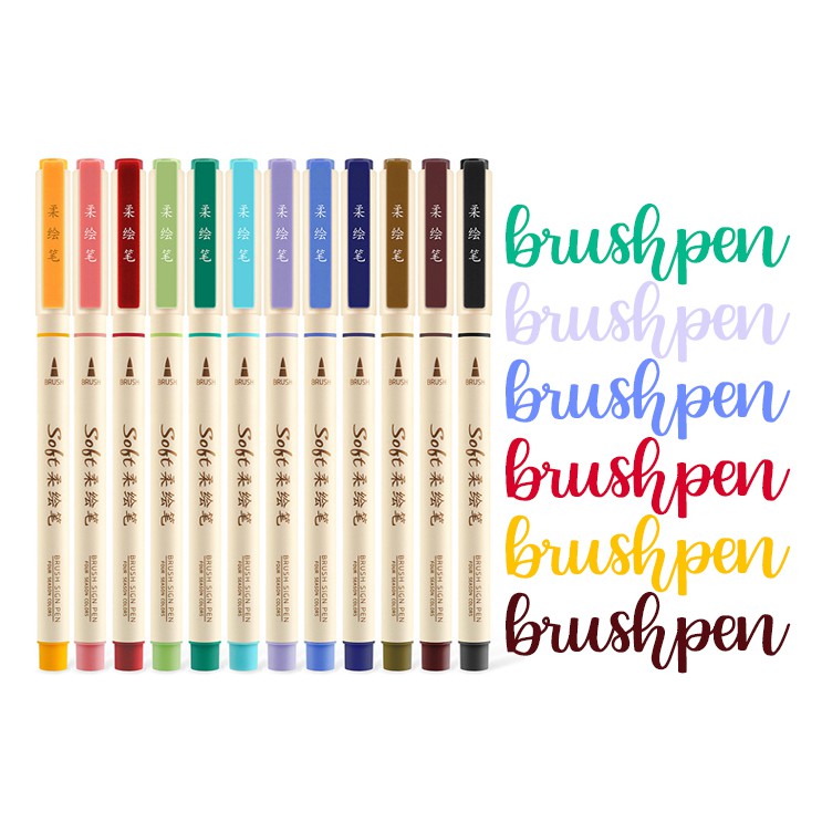 Bút lông Winzige thiết kế dễ thương nhiều màu sắc tùy chọn