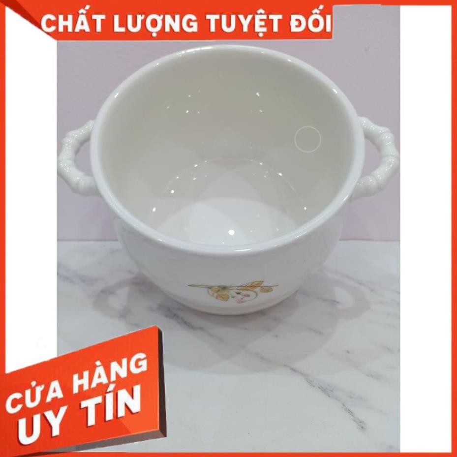 XẢ KHO Tô Sứ Có Nắp Size 19.5 Cm