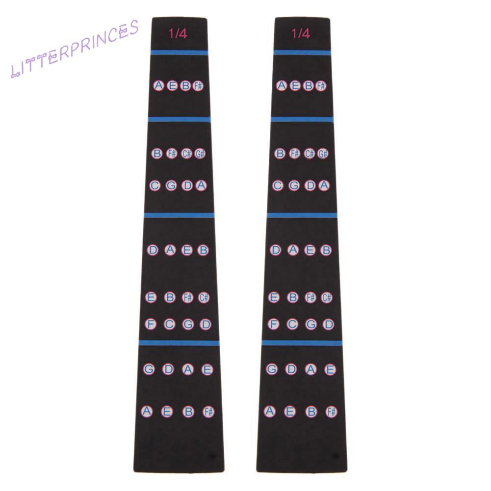 Litterprinces 2pcs Violin Finger Position Marker Tapes Fingerboard Fretboard Stickers