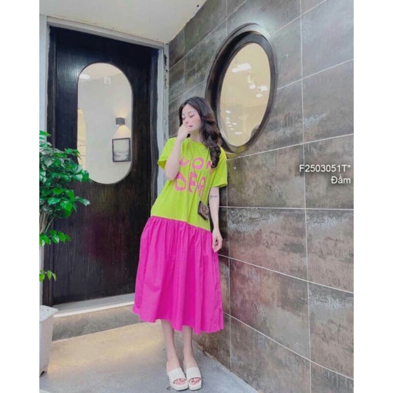 Đầm suông đuôi cá, đầm bigsize