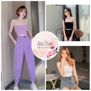 💃 Áo 2 Dây Bún Dáng Ngắn 3 Màu