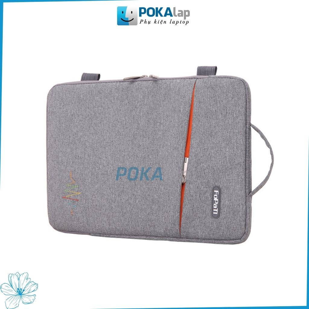 Túi chống sốc laptop, macbook FoPaTi POKA4 có chất liệu oxford cao cấp, chống thấm nước - POKALAP