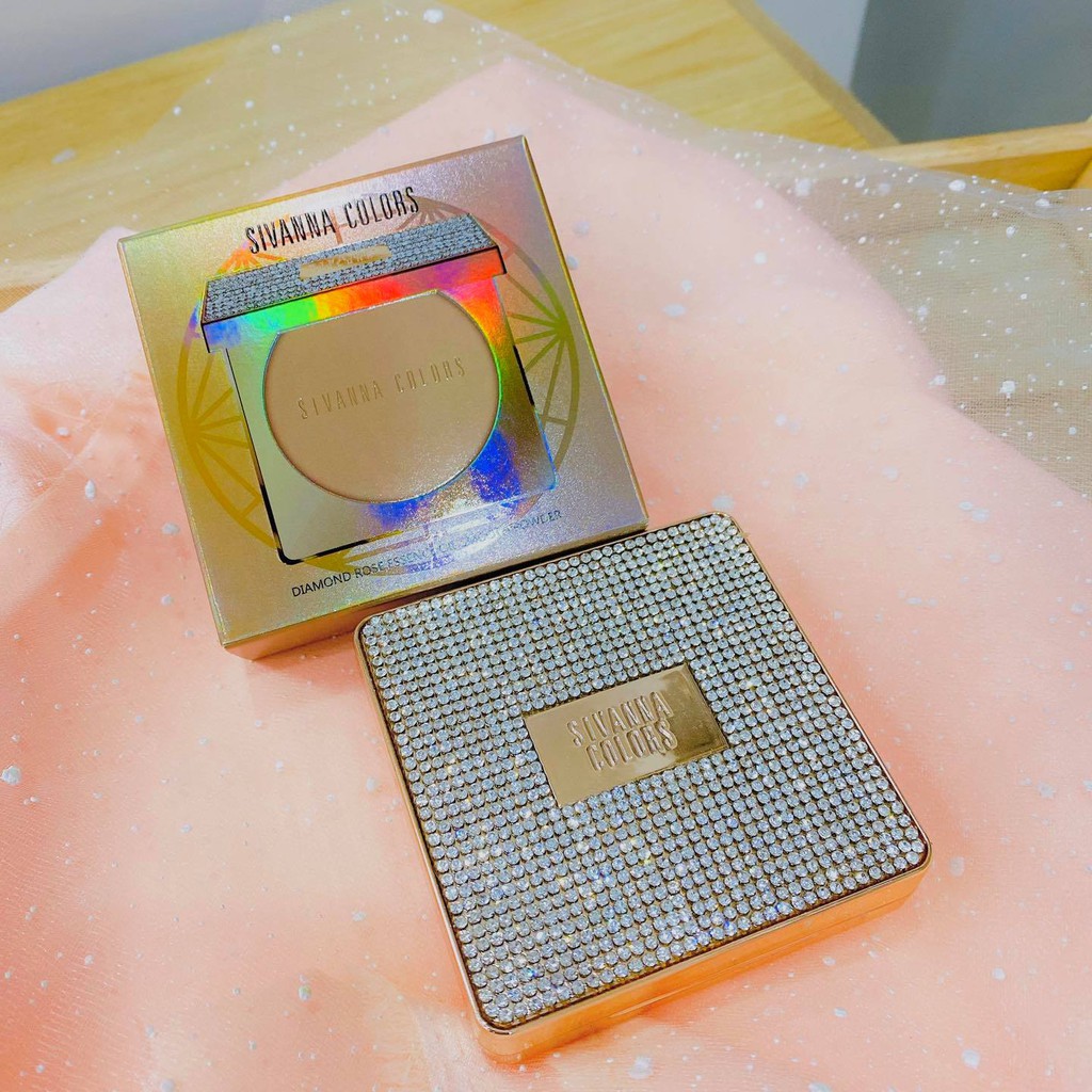 Phấn phủ nén Sivanna Diamond Rose | BigBuy360 - bigbuy360.vn