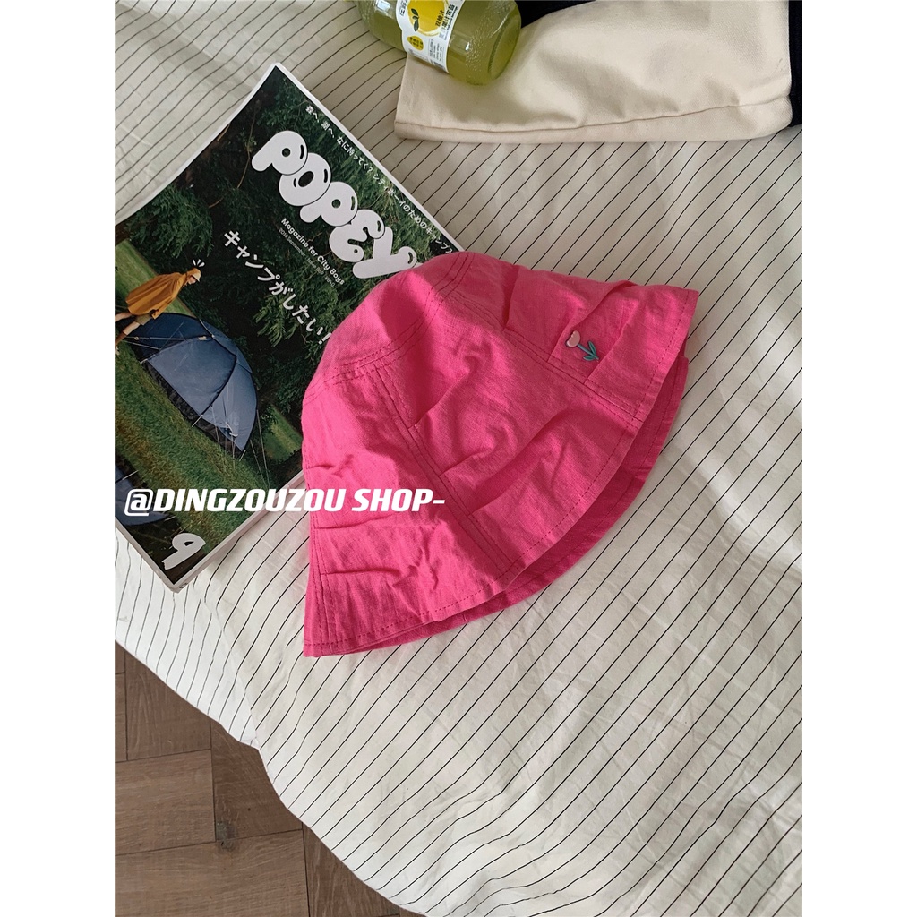 Nón Bucket Chất Liệu Cotton Lanh Thời Trang Mùa Hè Cho Nữ