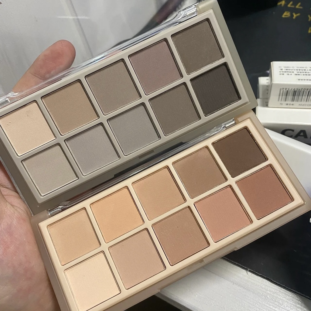 Bảng phấn mắt Sweet Mint ngọt ngào 10 màu tông nhũ và lì 100g