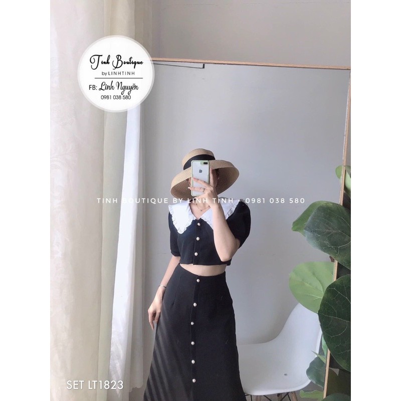 Sét áo ctoptop chân váy