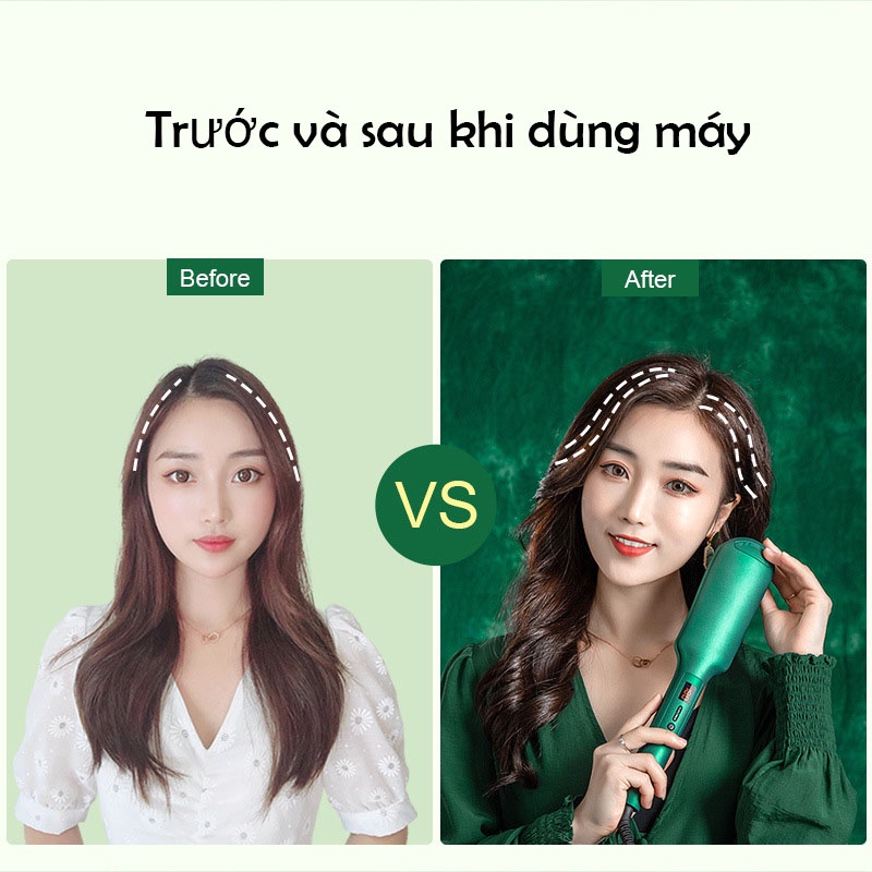 Máy dập xù AKIO bấm tóc, phồng chân tóc, chân vuông mẫu mới