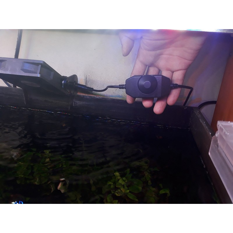 Quạt chế đơn, đôi, ba tản nhiệt cho hồ thủy sinh, CHÂN MICA NÂNG CẤP 3 LY CỨNG CÁP