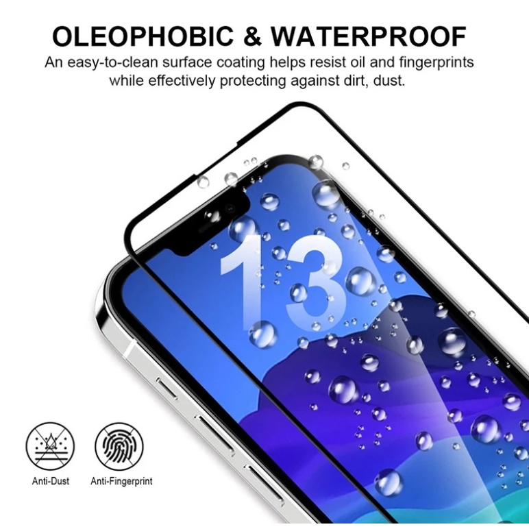 Kính Cường Lực iP Chống Nhìn Trộm 13Promax/13Pro/13/12/11 Pro Promax Mini Full Viền Màn Mỏng Đẹp Siêu Bền