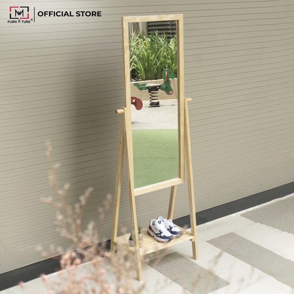 Gương kệ chữ a soi toàn thân size 50x170 thương hiệu MW FURNITURE - Nội thất trang trí kiểu hàn