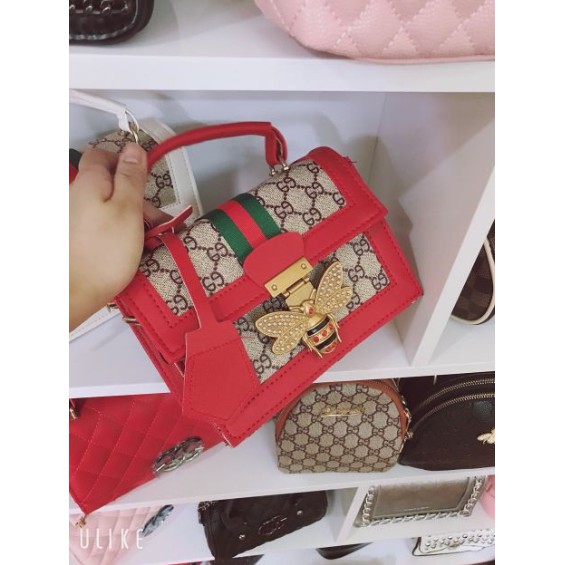 Túi Xách Thời Trang💖SIÊU SALE💖Túi Đeo Chéo Khóa Hình Con Ong Trẻ Trung 4 Màu Cao Cấp Dạo Phố | BigBuy360 - bigbuy360.vn