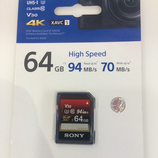 Thẻ nhớ sony 4k -64gb