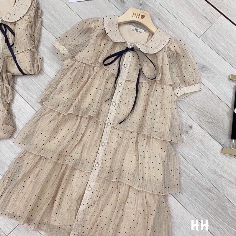 Đầm Babydoll Chấm Bi Tầng Quảng Châu | BigBuy360 - bigbuy360.vn