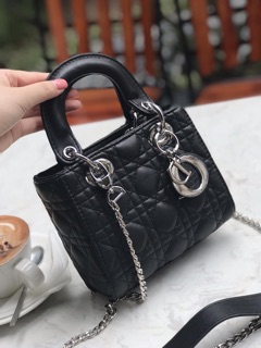 Dior 3 ô móc bạc đen hồng ảnh tự chụp